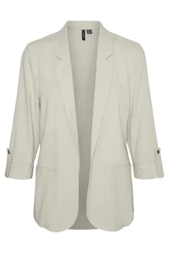 Vero Moda Blazers-Blazer feminino aberto com lapela Tostado