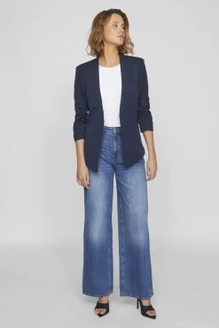 Vila Fatos|Blazers-Blazer manga 3/4 Azul