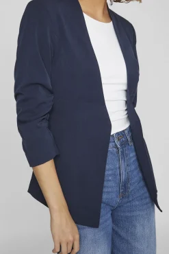 Vila Fatos|Blazers-Blazer manga 3/4 Azul