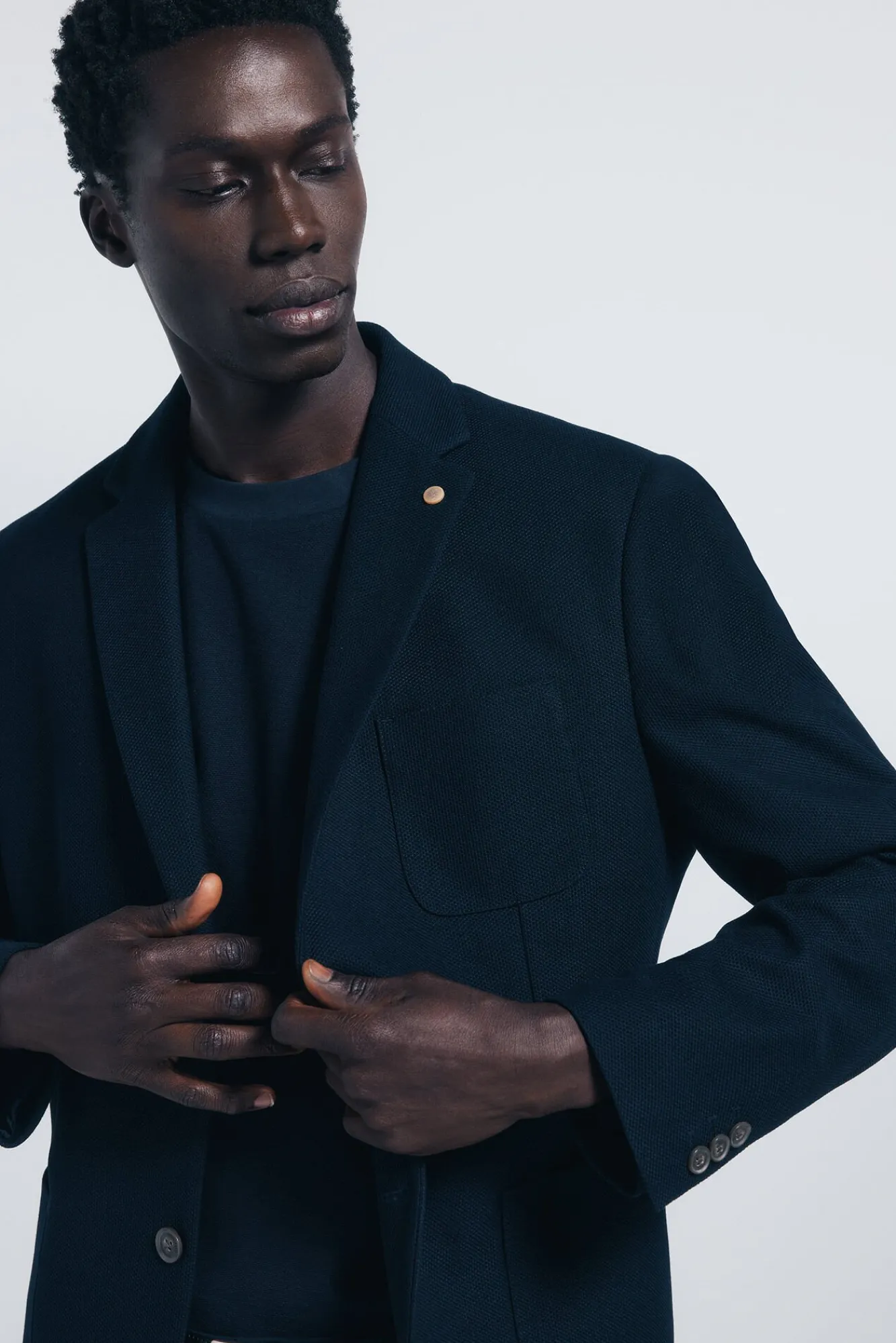 Springfield Blazers|Blazers-Blazer olho de perdiz azul