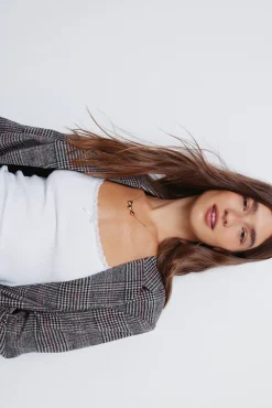 Springfield Blazers-Blazer xadrez azul