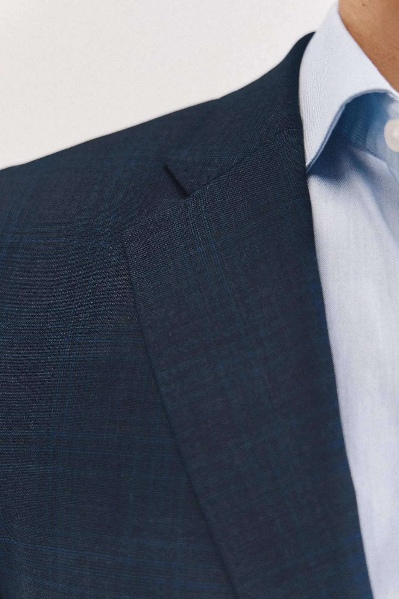 Cortefiel Blazers|Blazers-Blazer xadrez slim fit Azul