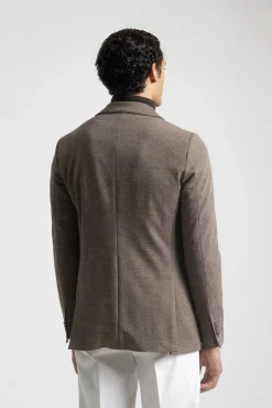 PuroEGO Blazers|Blazers-Blazer xadrez galês slim fit Cinzento