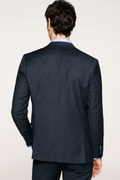 Selected Blazers|Blazers-Blazer xadrez slim fit Azul