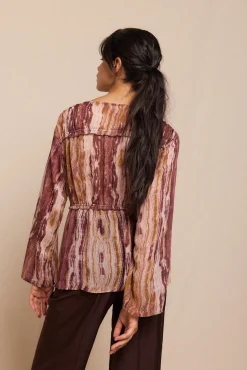 Slowlove Blusas-Blusa assimétrica Multicolorido