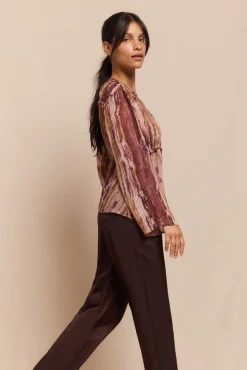 Slowlove Blusas-Blusa assimétrica Multicolorido