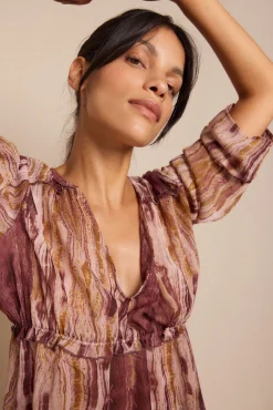 Slowlove Blusas-Blusa assimétrica Multicolorido