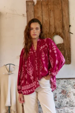 Jaase Blusas-Blusa Bree com estampado Amalie Granada