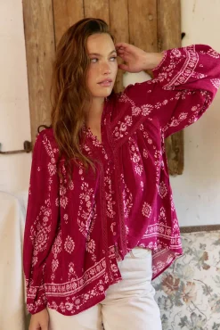 Jaase Blusas-Blusa Bree com estampado Amalie Granada