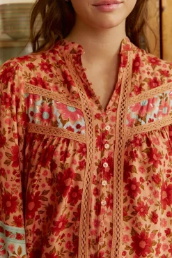 Jaase Blusas-Blusa Bree com estampado Lilliana Laranja