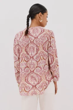 Cortefiel Blusas-Blusa com cintado = entallado frontal Granada