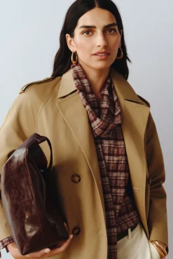 Cortefiel Blusas-Blusa com laço estampa xadrez Multicolorido