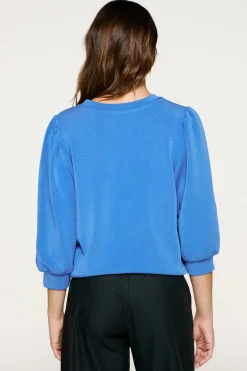 Selected T-Shirts|Sweatshirts-Blusa com manga top Azul