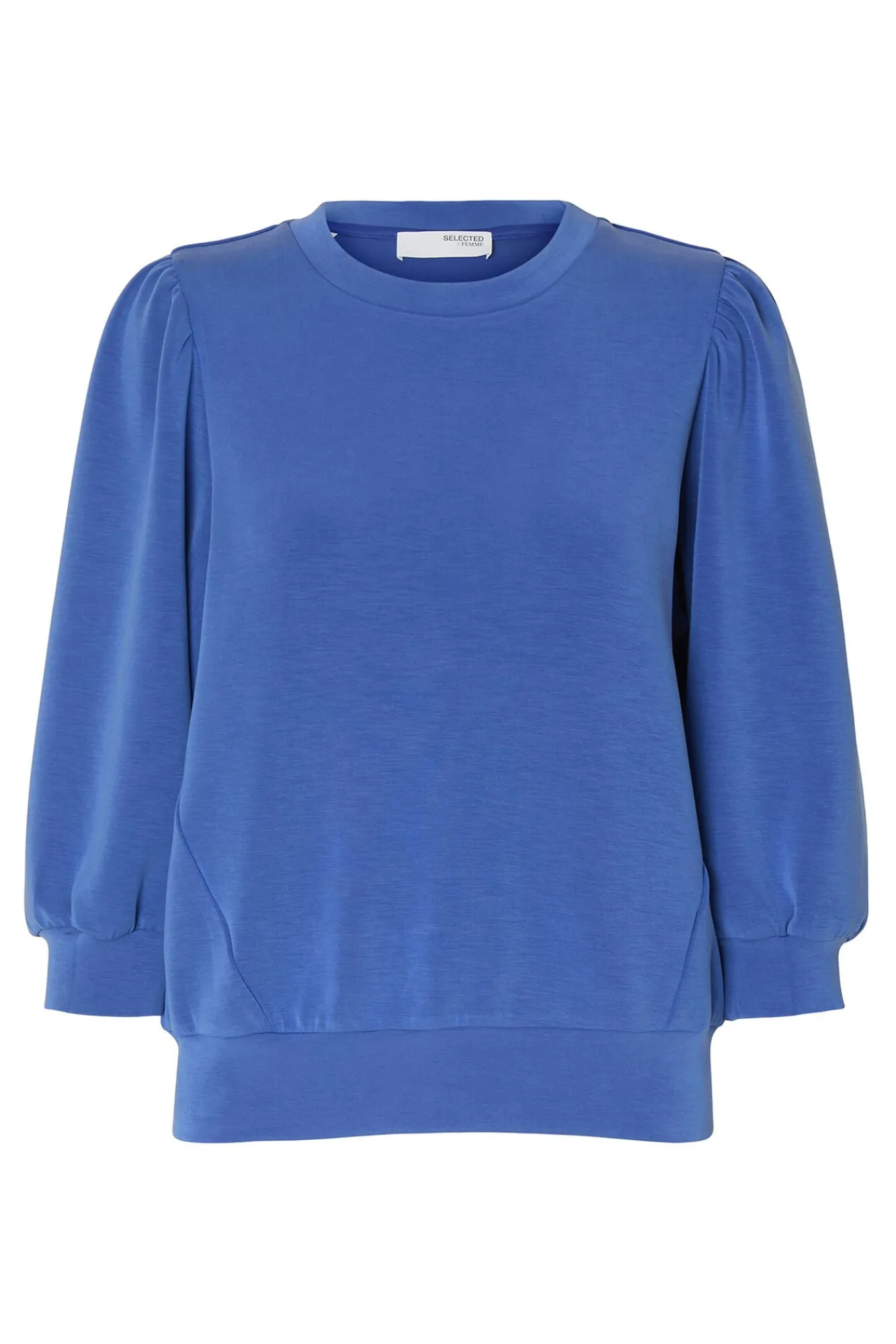 Selected T-Shirts|Sweatshirts-Blusa com manga top Azul