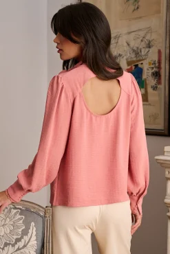 Polín Et Moi Blusas-Blusa de laçada Belvia Subiu