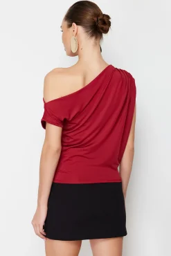 Trendyol Blusas-Blusa de malha estampado