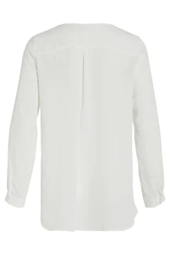 Vila Blusas-Blusa de manga comprida Branco