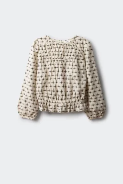 Springfield Kids Malhas|Blusões-Blusa de manga comprida para menina branco