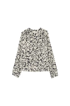 Grace & Mila Blusas-Blusa de mangas comprida com corte regular Tostado