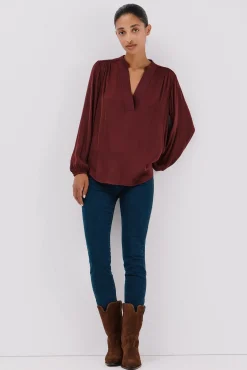 Cortefiel Blusas-Blusa de satin fluido Granada