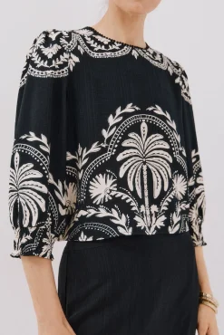 Cortefiel Blusas-Blusa estampada Multicolorido