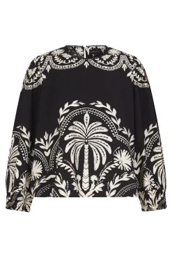 Cortefiel Blusas-Blusa estampada Multicolorido