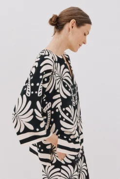 Cortefiel Blusas-Blusa estampada Multicolorido