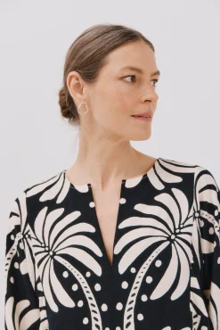 Cortefiel Blusas-Blusa estampada Multicolorido