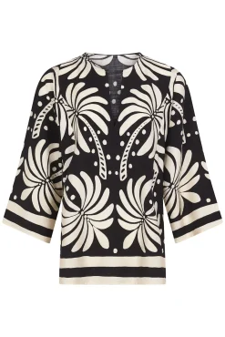 Cortefiel Blusas-Blusa estampada Multicolorido