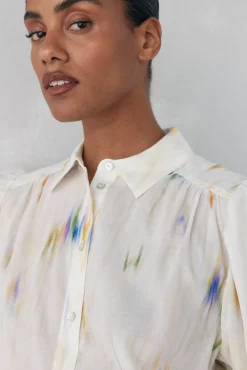 Pedro del Hierro Blusas-Blusa estampada solta V&aacute;rios