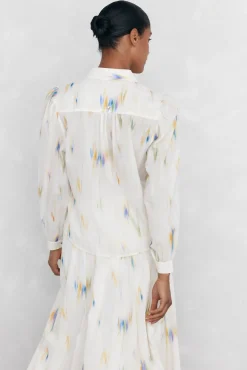 Pedro del Hierro Blusas-Blusa estampada solta V&aacute;rios