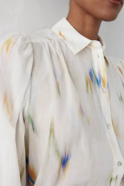 Pedro del Hierro Blusas-Blusa estampada solta V&aacute;rios