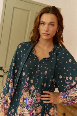 Jaase Blusas-Blusa estampado Imogen Estella Azul