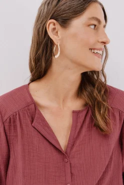 Cortefiel Blusas-Blusa gola redonda Granada