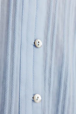 Pedro del Hierro Blusas-Blusa lisa e solta Azul