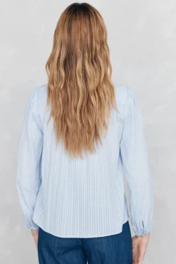 Pedro del Hierro Blusas-Blusa lisa e solta Azul