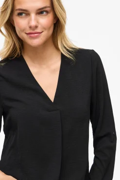 Vila Blusas-blusa manga 3/4 Preto