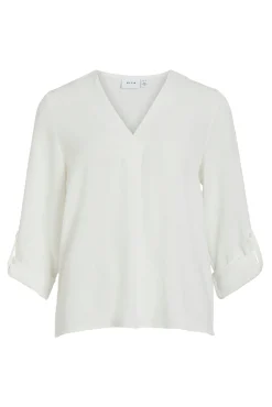 Vila Blusas-blusa manga 3/4 Branco