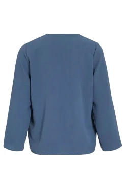 Vila Blusas-blusa manga 3/4 Azul