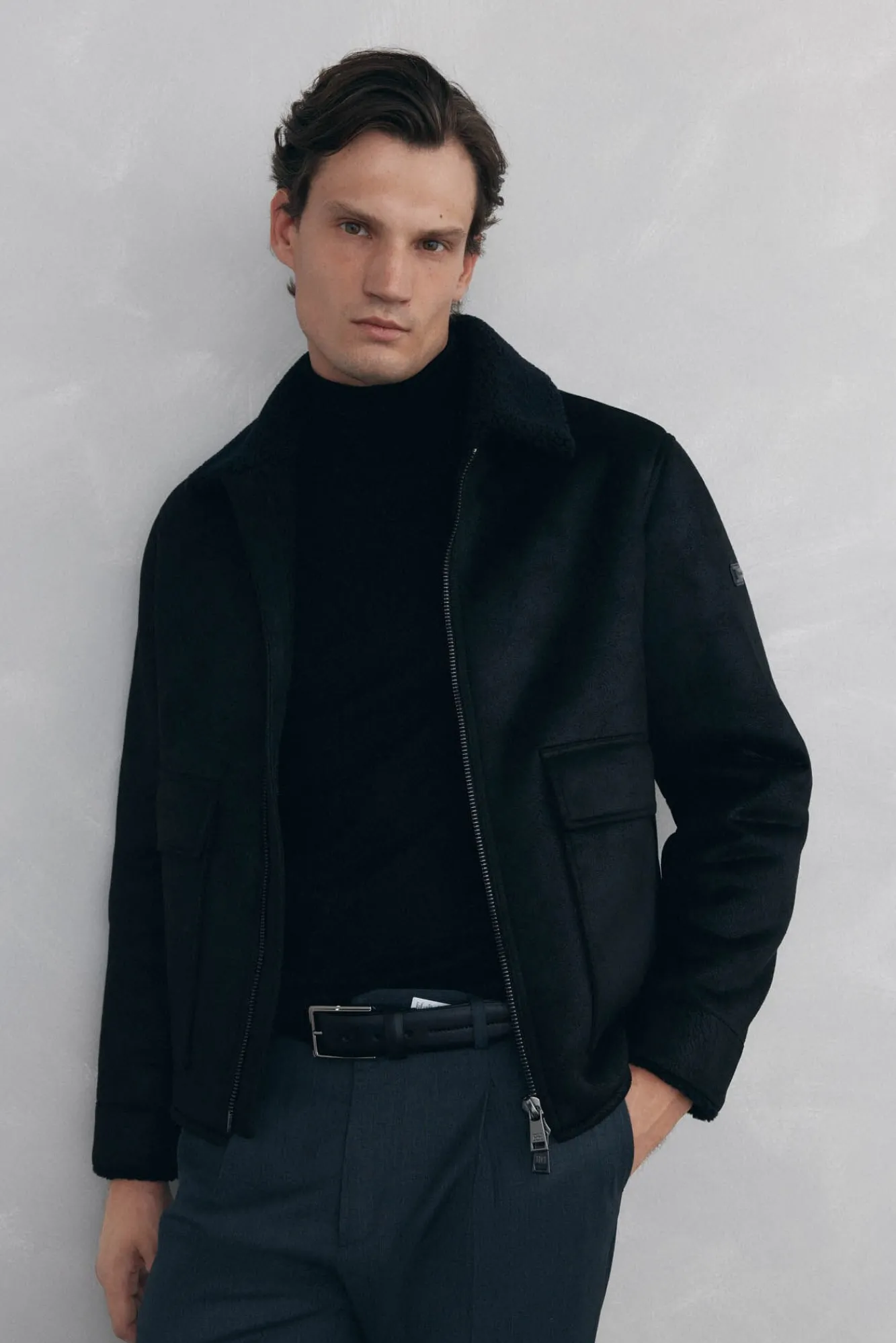 Pedro del Hierro Casacos-Blusão Preto