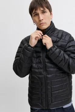 Jack & Jones Casacos-Blusão acolchoada leve preto