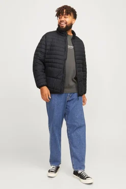 Jack & Jones PLUS Casacos-Blusão acolchoada leve PLUS preto