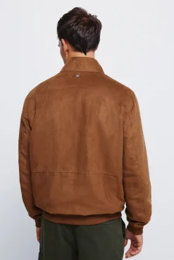 Springfield Casacos-Blusão acolchoado com efeito de camurça camel