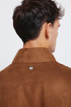 Springfield Casacos-Blusão acolchoado com efeito de camurça camel