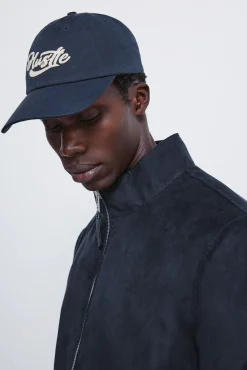 Springfield Casacos-Blusão acolchoado com efeito de camurça azul