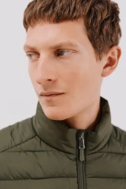 Cortefiel Casacos|Sobretudos-Blusão acolchoado ultralight Verde