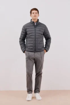 Cortefiel Casacos|Sobretudos-Blusão acolchoado ultralight Cinzento