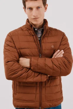 Cortefiel Casacos|Sobretudos-Blusão acolchoado ultralight Castanho