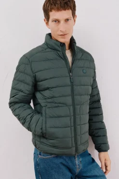 Cortefiel Casacos|Sobretudos-Blusão acolchoado ultralight Verde