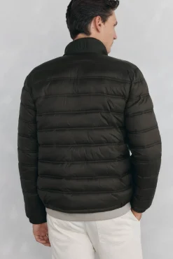 Pedro del Hierro Casacos|Sobretudos-Blusão acolchoado ultralight Verde